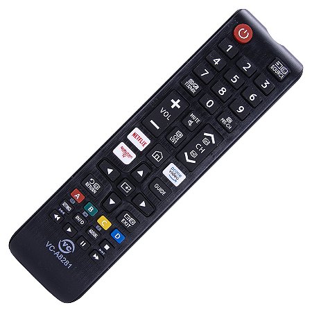 CONTROLE REMOTO TV SAMSUNG LED / LCD / SMART COM BOTÃO NETFLIX PRIME VIDEO