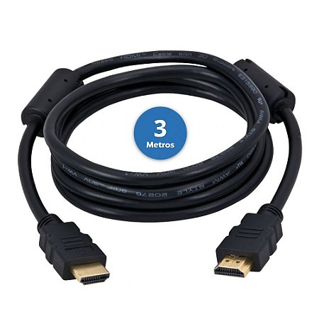 CABO HDMI 3 METROS 1.4 FULLHD - 3M