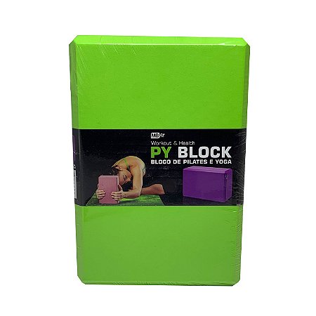 BLOCO EVA PARA EXERCÍCIOS DE YOGA E ALONGAMENTO
