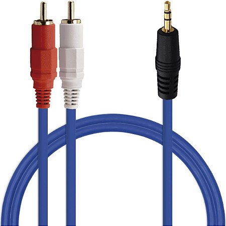 CABO 2RCA X P2 REFORCADO COM 1,5 METROS - GB51015