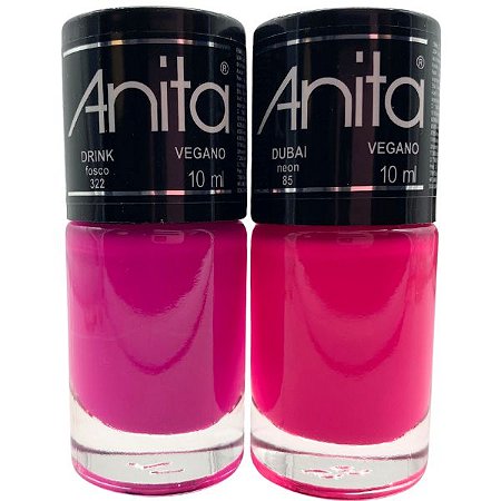 Kit Esmalte Dois Tons Drink e Dubai - Anita