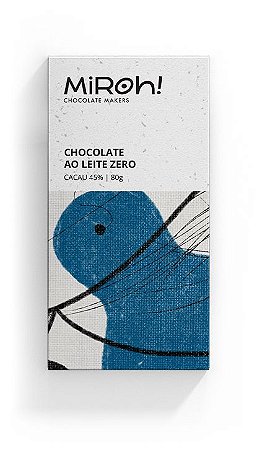 Chocolate ao leite Zero Açúcar 45%