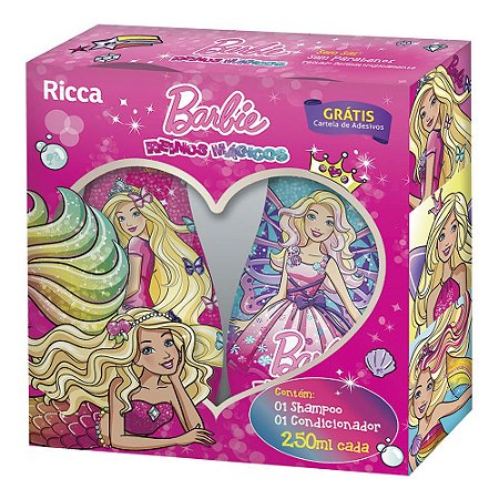 Shampoo + Condicionador Ricca 250ml Barbie