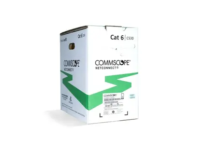 Caixa De Cabo De Rede Commscope Vermelha Cat6 305mt