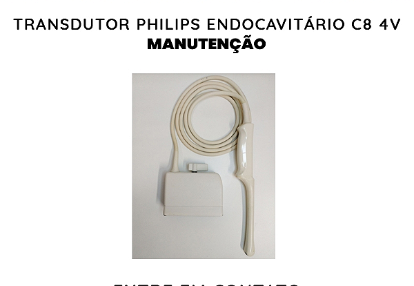 Transdutor Philips Endocavitario C8 4v