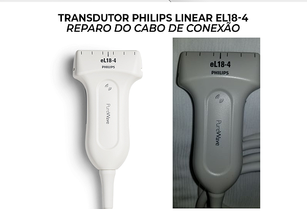 Sonda Transdutor Philips Linear El18 4