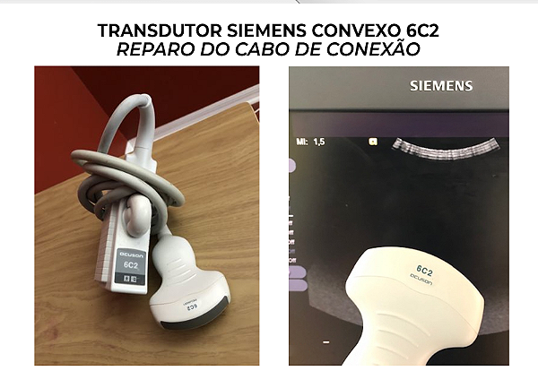 Sonda Transdutor Siemens Convexo 6c2