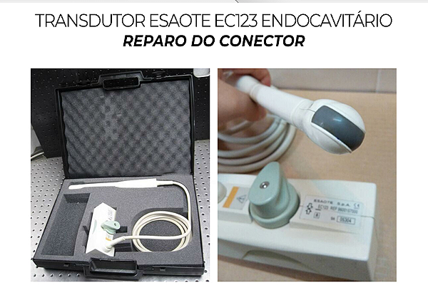 Conector Transdutor Esaote Ec123 Endocavitario