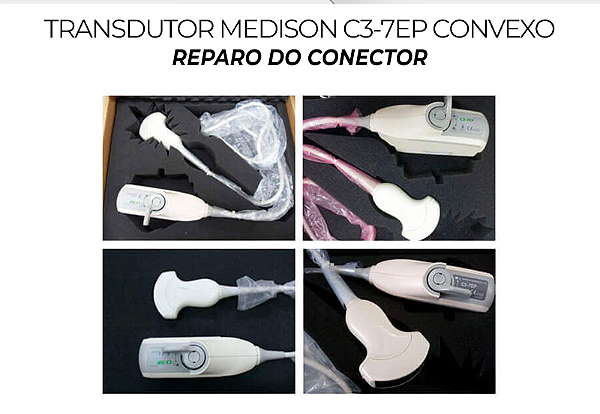 Conector Transdutor Medison C3 7ep Convexo