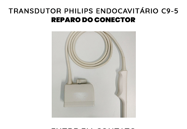 Conector Transdutor Philips Endocavitario C9 5