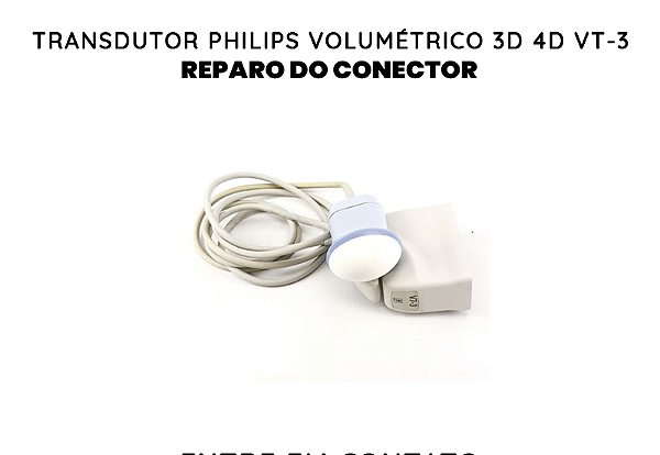 Conector Transdutor Philips Volumetrico 3d 4d Vt 3