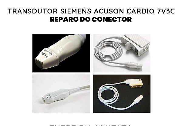 Conector Transdutor Siemens Acuson Cardio 7v3c