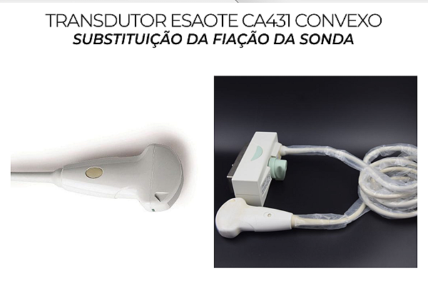 Sonda Transdutor Esaote Ca431 Convexo