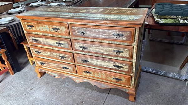 CÔMODA 150x50x100 PEROBA ROSA