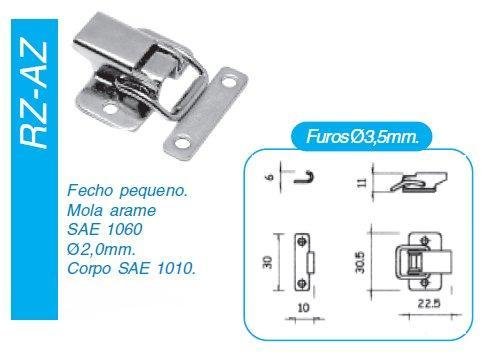 Fecho rápido RZ/AZ - 10 pçs