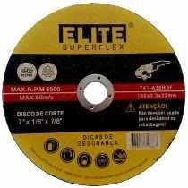 DISCO DE CORTE FINO 7” X 1,6MM X 22MM C/ 25PCS