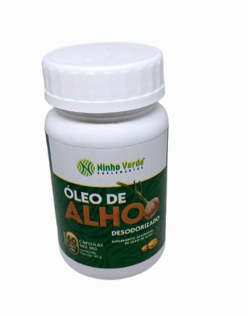 Óleo de Alho 500 mg 60 caps - Ninho Verde