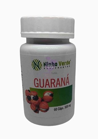 Guaraná 500mg 60 cáps - Ninho Verde