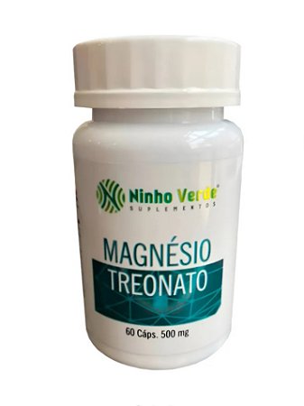 Magnésio Treonato 500 mg 60 caps - Ninho Verde