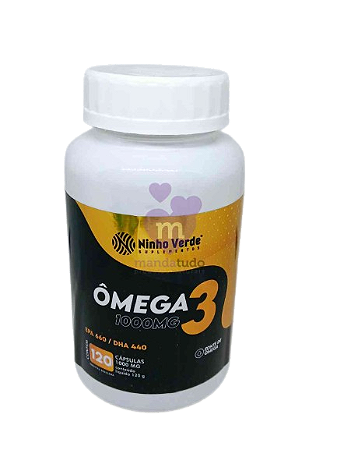 Ômega 3 de 1g 120 caps - Ninho Verde