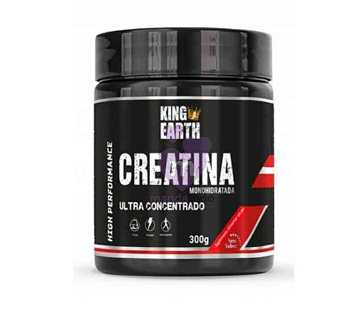 Creatina em Pó 100% Pura 300g - Rei Terra