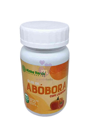 Óleo de Abóbora com Licopeno 500 mg 60 caps - Ninho Verde