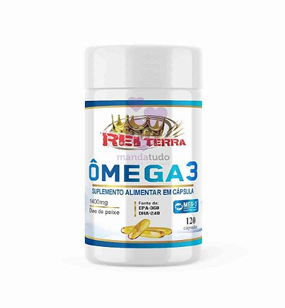 Ômega 3 de 1g 120 cáps - Rei Terra