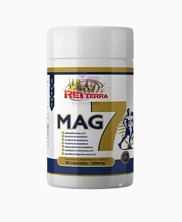Mag 7 Suplemento Alimentar 500 mg 60 caps - Rei Terra
