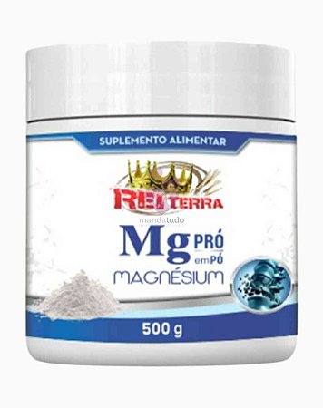 Mg Pró Magnesium (Dolomita) em pó 500 g - Rei Terra