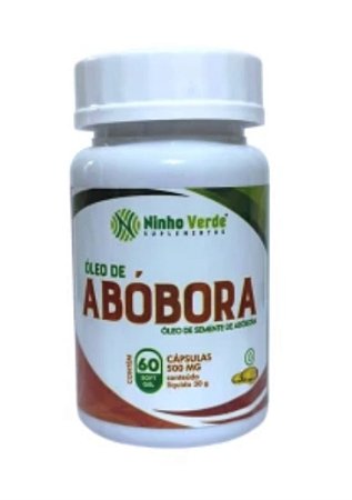 Óleo de Semente de Abóbora 500 mg 60 caps - Ninho Verde