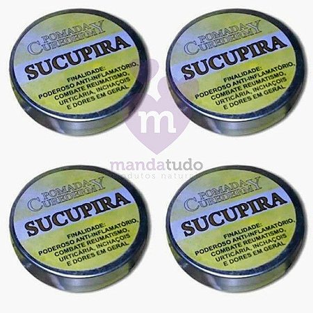 Pomada de Sucupira Curidermy - Kit com 4