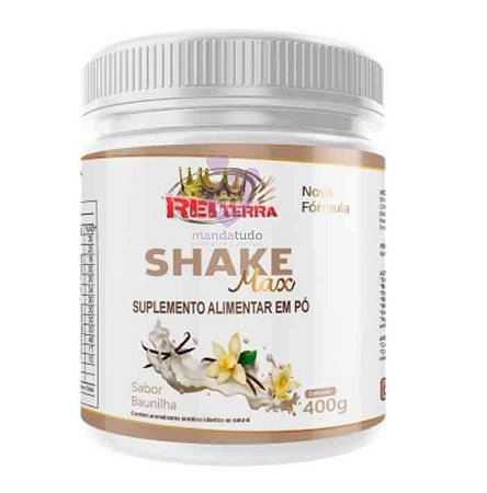 Shake Max Sabor Baunilha 400 g -Rei Terra