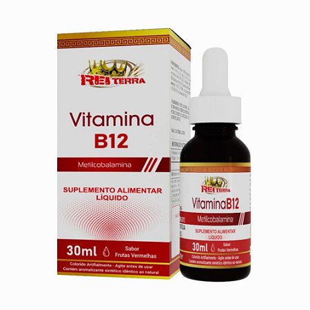 Vitamina B12 (Metilcobalamina) 30 ml - Rei Terra