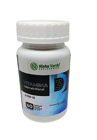 Vitamina D3 500 mg 60 caps - Ninho Verde