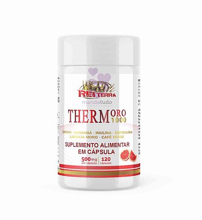 Termogênico Thermoro 1000 500 mg 120 caps - Rei Terra