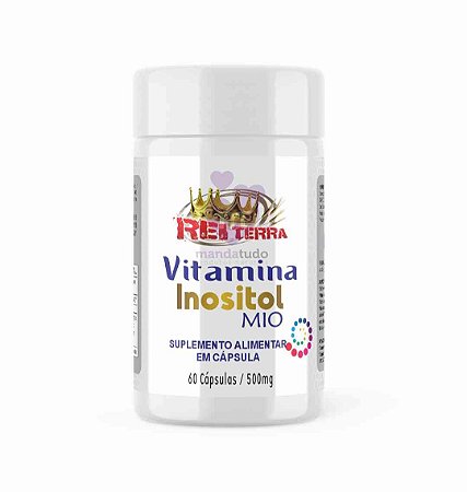 Vitamina Inositol 500 mg 60 caps - Rei Terra