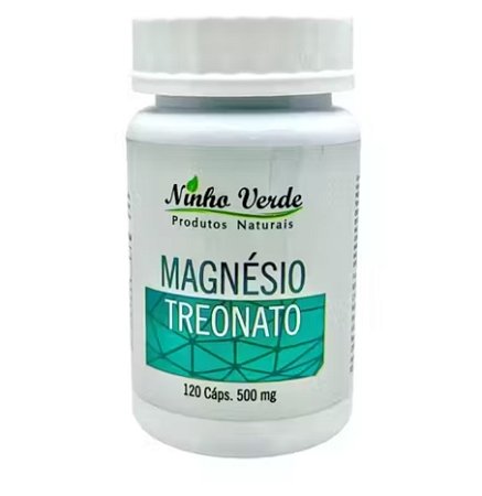 Magnésio Treonato 500 mg 120 caps - Ninho Verde