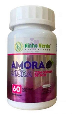 Amora Miura com  Gérmen de Soja 500 mg 60 caps - Ninho Verde