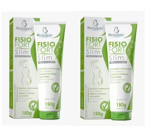 Kit 2 Creme Redutor Fisiofort Slim 150g - Bio Instinto