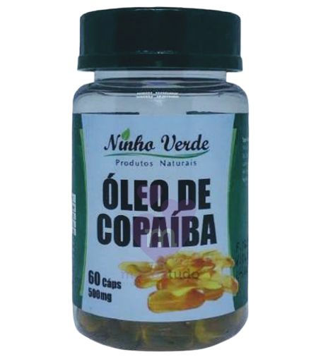 Óleo de Copaíba 500 mg 60 caps - Ninho Verde