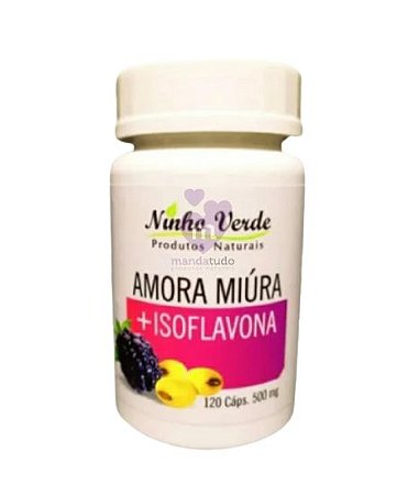 Amora Miura com Isoflavona 500 mg 120 caps - Ninho Verde - Melhor Preço