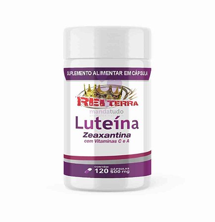 Luteína Zeaxantina 500 mg 120 caps - Rei Terra