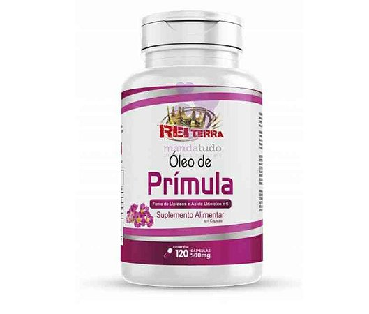 Óleo de Prímula 500 mg 120 caps - Rei Terra
