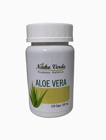 Aloe Vera (Babosa) 500 mg 120 caps - Ninho Verde