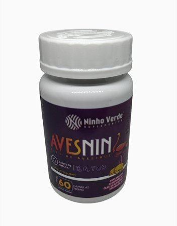 Avesnin (Óleo de Avestruz) 780 mg 60 caps - Ninho Verde
