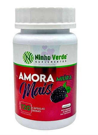 Amora Miura 500mg 120 caps - Ninho Verde