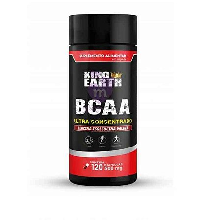 BCAA 750mg 120 cáps - Rei Terra
