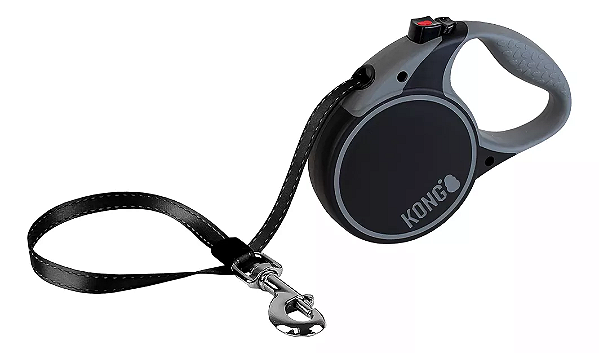 Guia Retrátil 5 Metros Cachorro Até 50kg Kong Terrain Grande