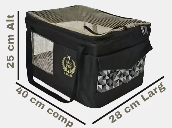 Bolsa Transporte Latam Aéreo Aerial Cães Gatos São Pet Nova