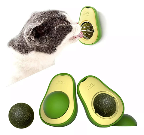 Brinquedo Para Gatos Abacate Catnip Erva Natural Cat Nip